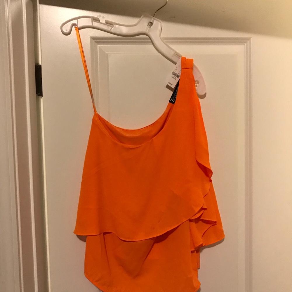 One shoulder blouse